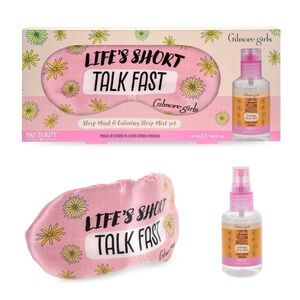Gilmore Girls Sleep Mask & Calming Mist Set - Pink